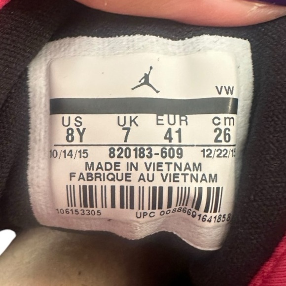 ‼️CLEARANCE ‼️ Jordan 1 Flight 4 GG in Vivid Pink/Black-white - Picture 10 of 12